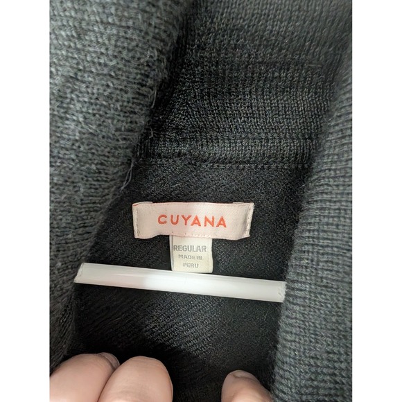 Cuyana, One Size, 100% Baby Alpaca Turtleneck Sweater, Oversized Knit - Picture 4 of 7